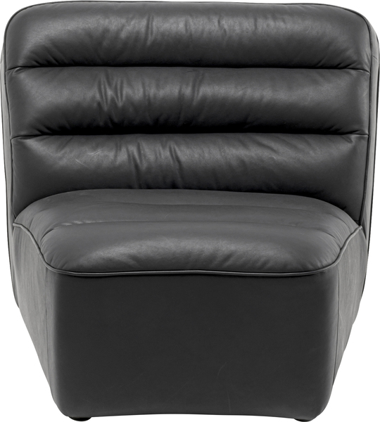 Sitzelement grau - 80 cm - KARE Modi Curl Graphit