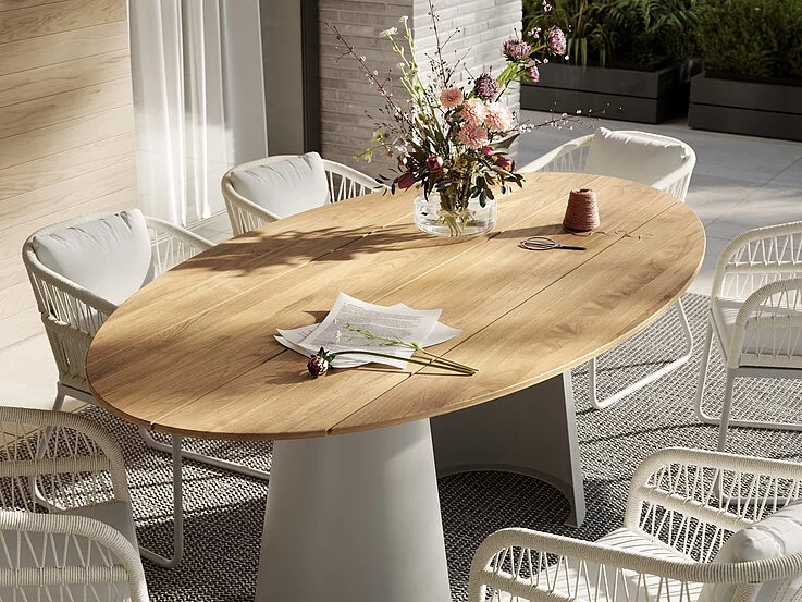 Niehoff (Musterring) Esstisch JUSTB! MUSTERRING - B/H/T ca.  200 x 76 x 110 cm