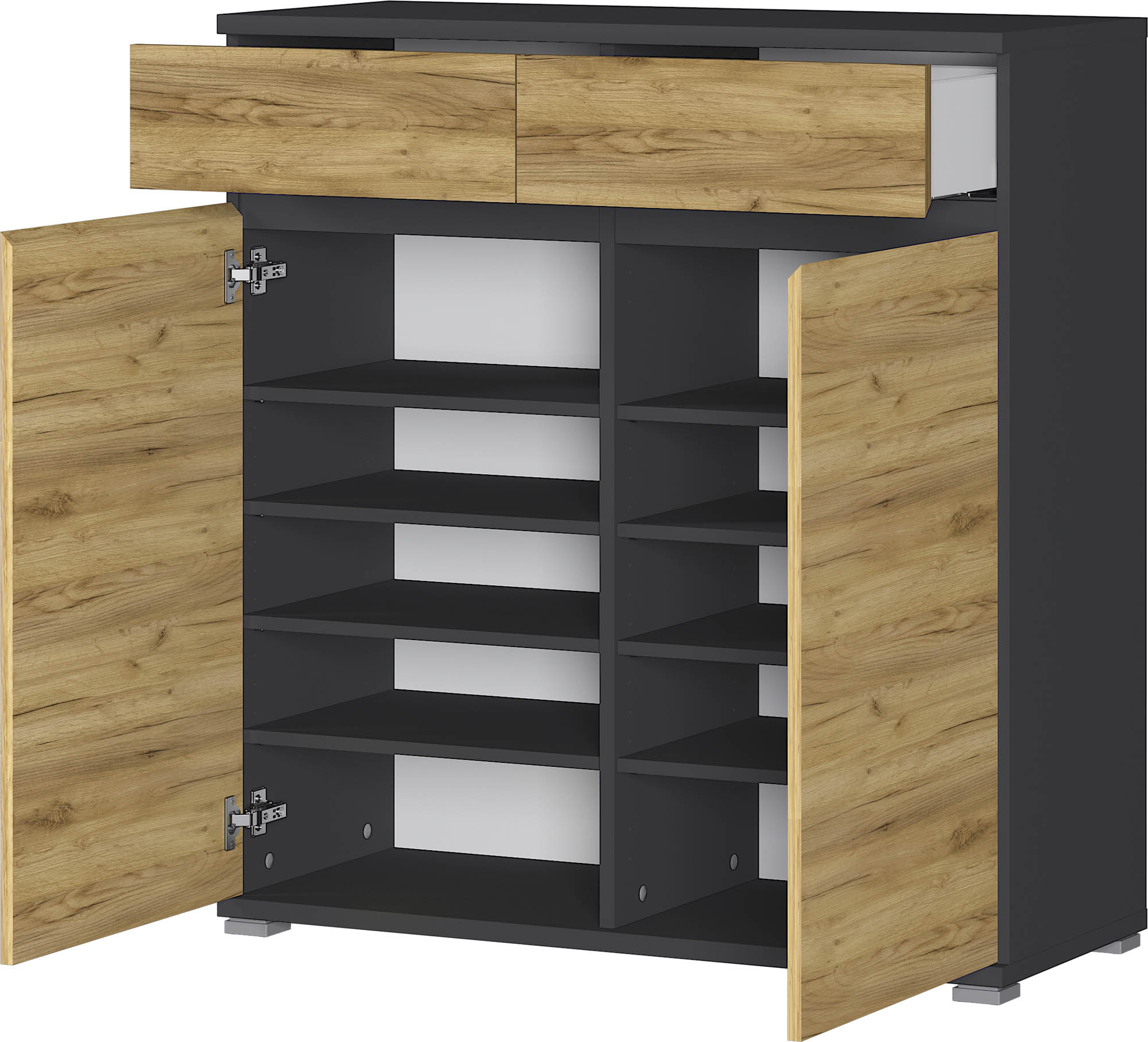 Germania Schuhschrank lissabon anthrazit