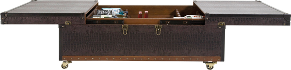 Couchtisch braun - 120 x 75 cm - KARE Bar Globetrotter