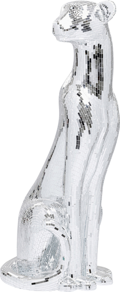 Deko Figur silber - KARE Mosaik Welcome Panther Links XL