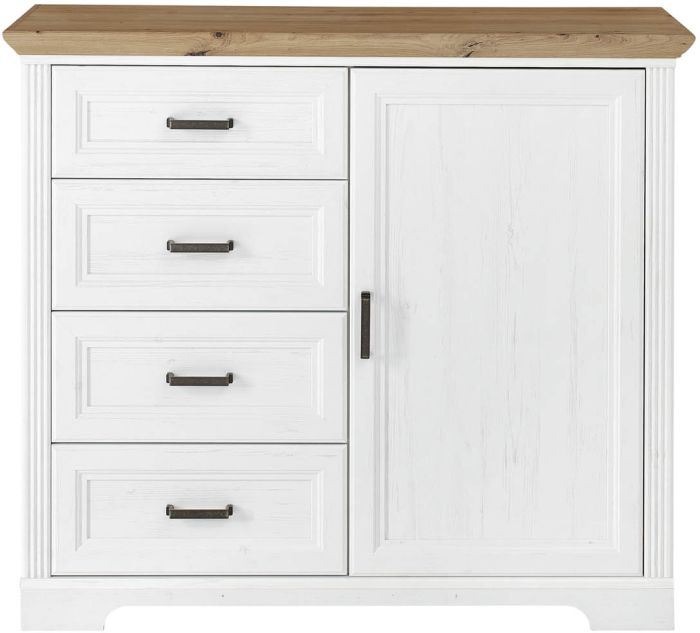 Innostyle Kommode Jasmin grau 115 x 102 cm