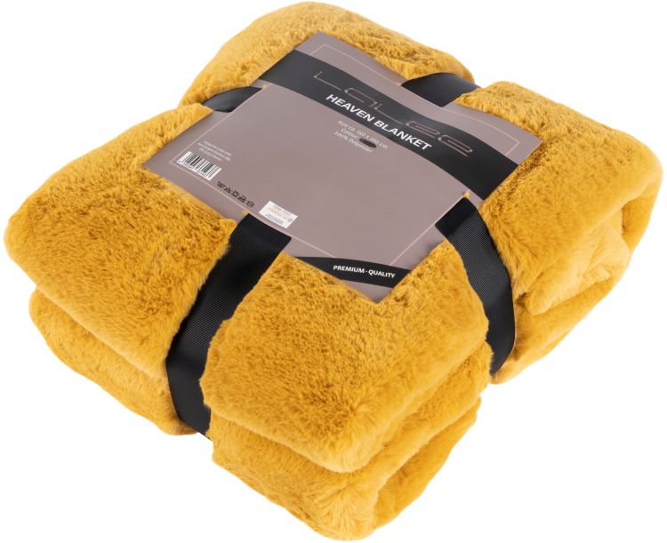 Lalee Kuscheldecke Heaven yellow 150 x 200 cm