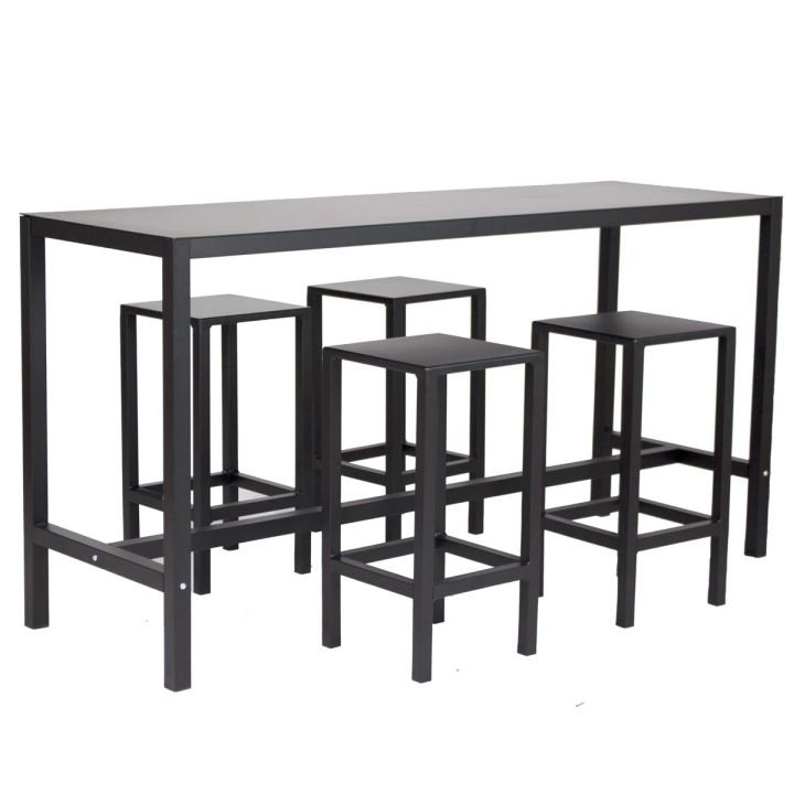 Jan Kurtz Tresenhocker fiam aria schwarz 33 x 33 cm