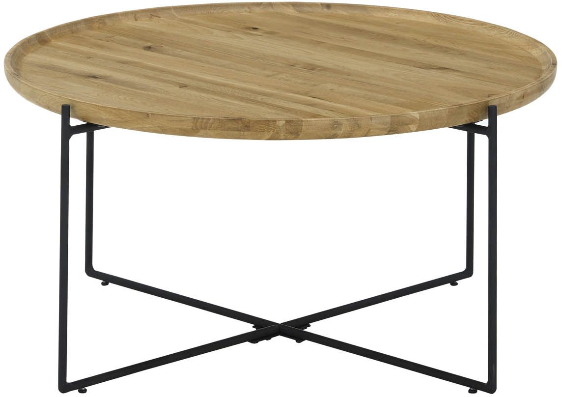 MCA furniture Couchtisch Trangie Eiche Ø 80 cm