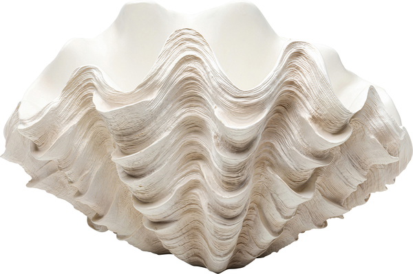 Deko Vase beige - 29 cm - KARE Concha