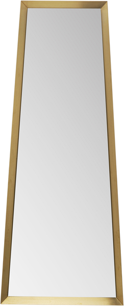 Wandspiegel gold - 65(45) x 160 cm - KARE Arezzo Brass Trapez