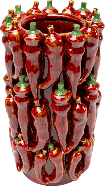 Vase rot - 35 cm - KARE Chili