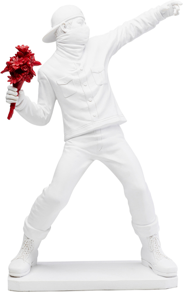 Deko Figur weiß - 67 cm - KARE Street Art Bouquet Weiß