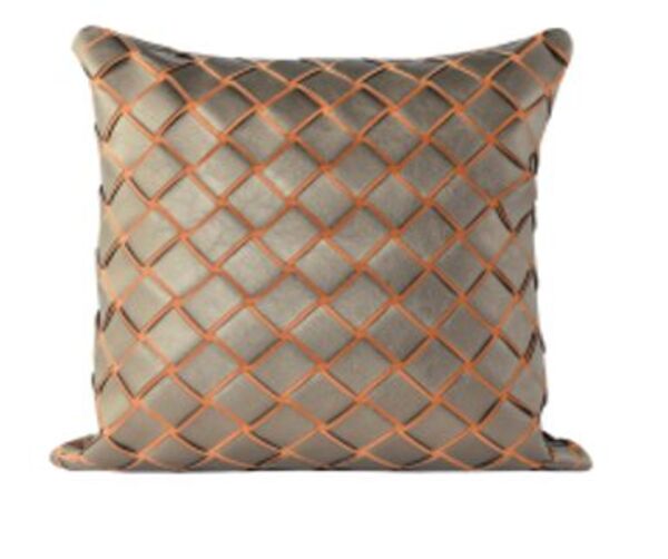 Kissen gold - 45 x 45 cm - KARE Zoe Patch Grün