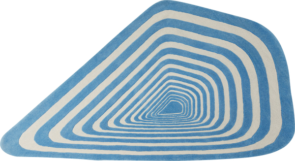 Teppich blau - 170 x 240 cm - KARE Electric Diamond Blau