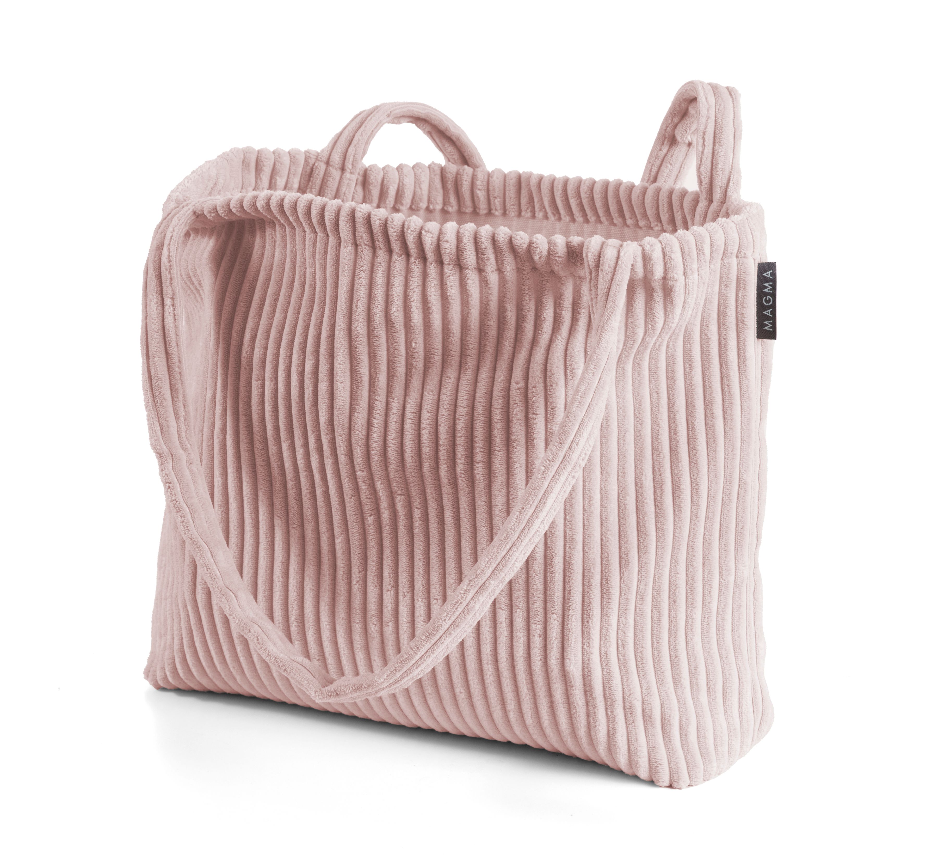 Tasche Shara in Rose – Weiche Cordtasche für Shopping, Büro und Freizeit