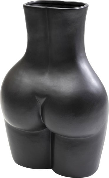 Vase 40cm schwarz - 40 cm - KARE Donna Schwarz