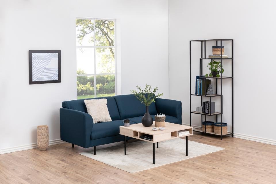 Actona Regal Seaford, asymmetrisch, wildeiche/schwarz matt, 77 x 185 cm, 0000081243