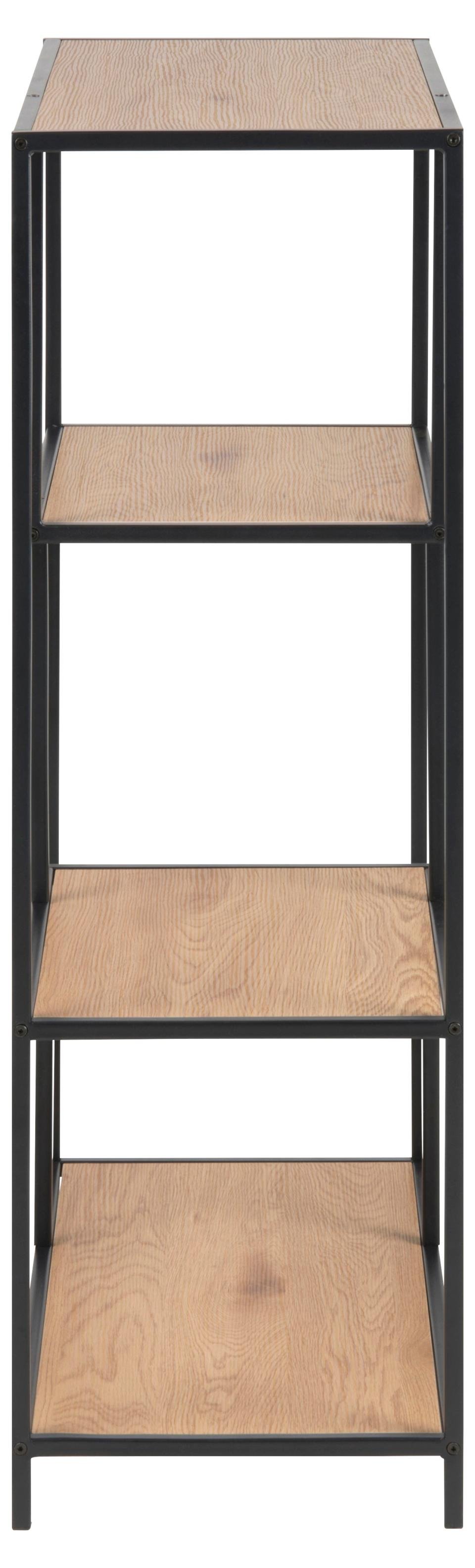 Actona Regal Seaford, asymmetrisch, wildeiche/schwarz matt, 77 x 114 cm, 0000089164