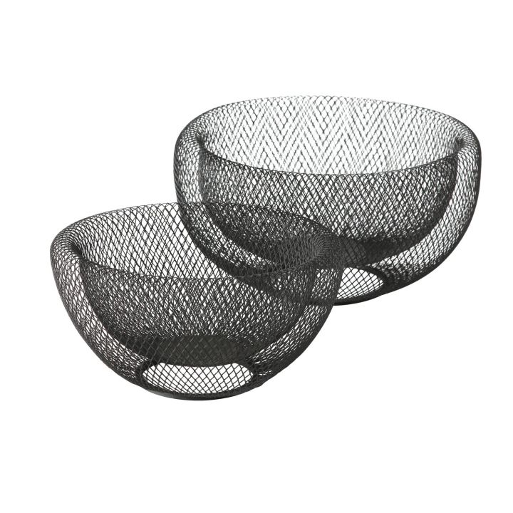 Schale Schwarz - 12 x 24 cm  - Boltze Seoul schwarz